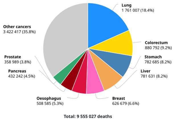 Cancer-death-rate-by-indications worldwide-(2018)
